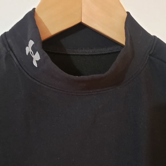 Mens Under Armour Mock Neck Base Layer - Picture 3 of 4